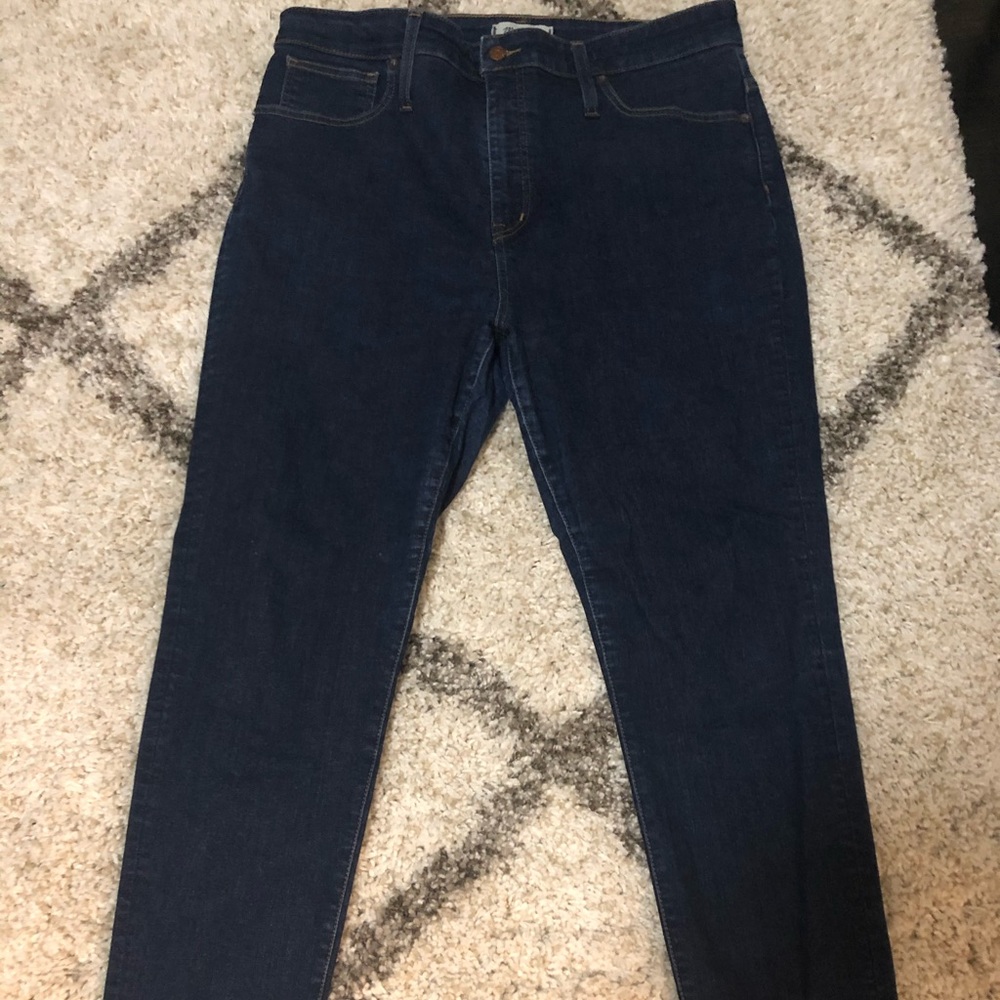 Madewell curvy high rise skinny jeans